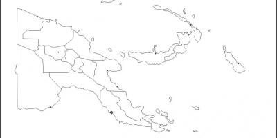 Zemljevid papua nova gvineja zemljevid oris