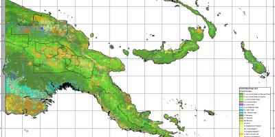 Zemljevid papua nova gvineja podnebje